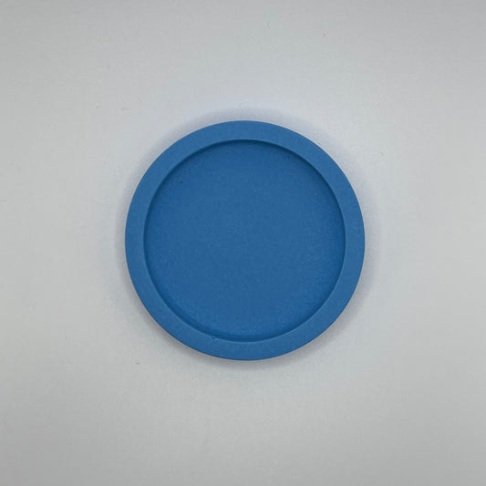 PETIT VIDE-POCHE ROND - BLEU UNI